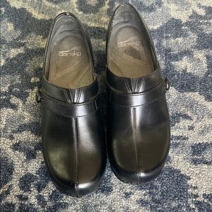 Dansko Clogs Womens Solstice Button Strap Comfort Walking Shoes US 9.5-10